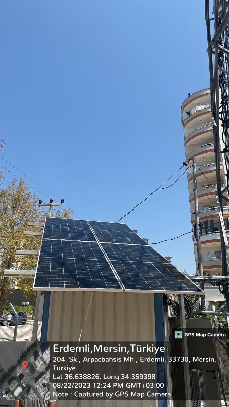 MERSİN Erdemli Arpaçbahşiş Turkcell Baz istasyonu Ges